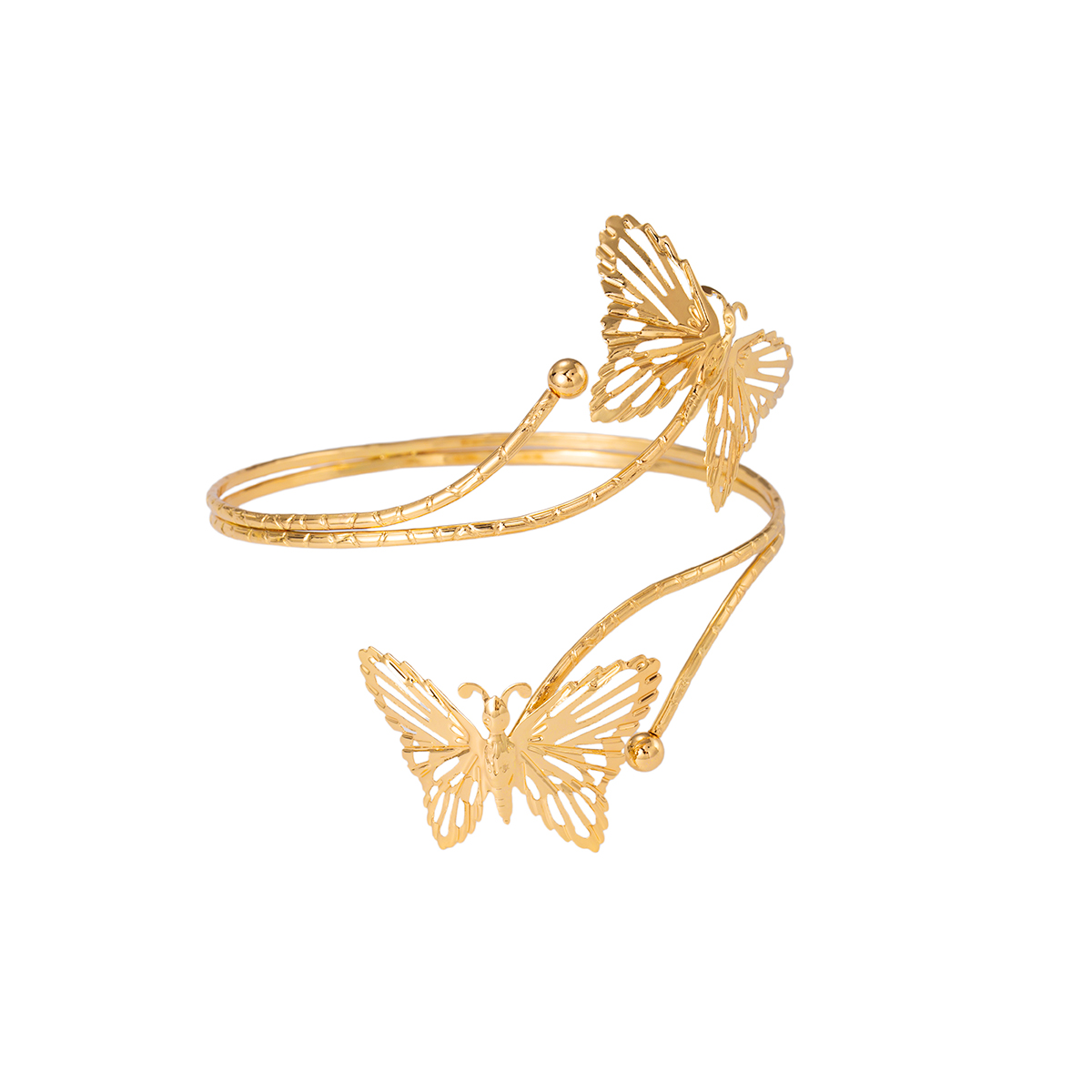 Handmade Butterfly Wristband For Women Featuring Copper Chain Material And Iron Craft 5