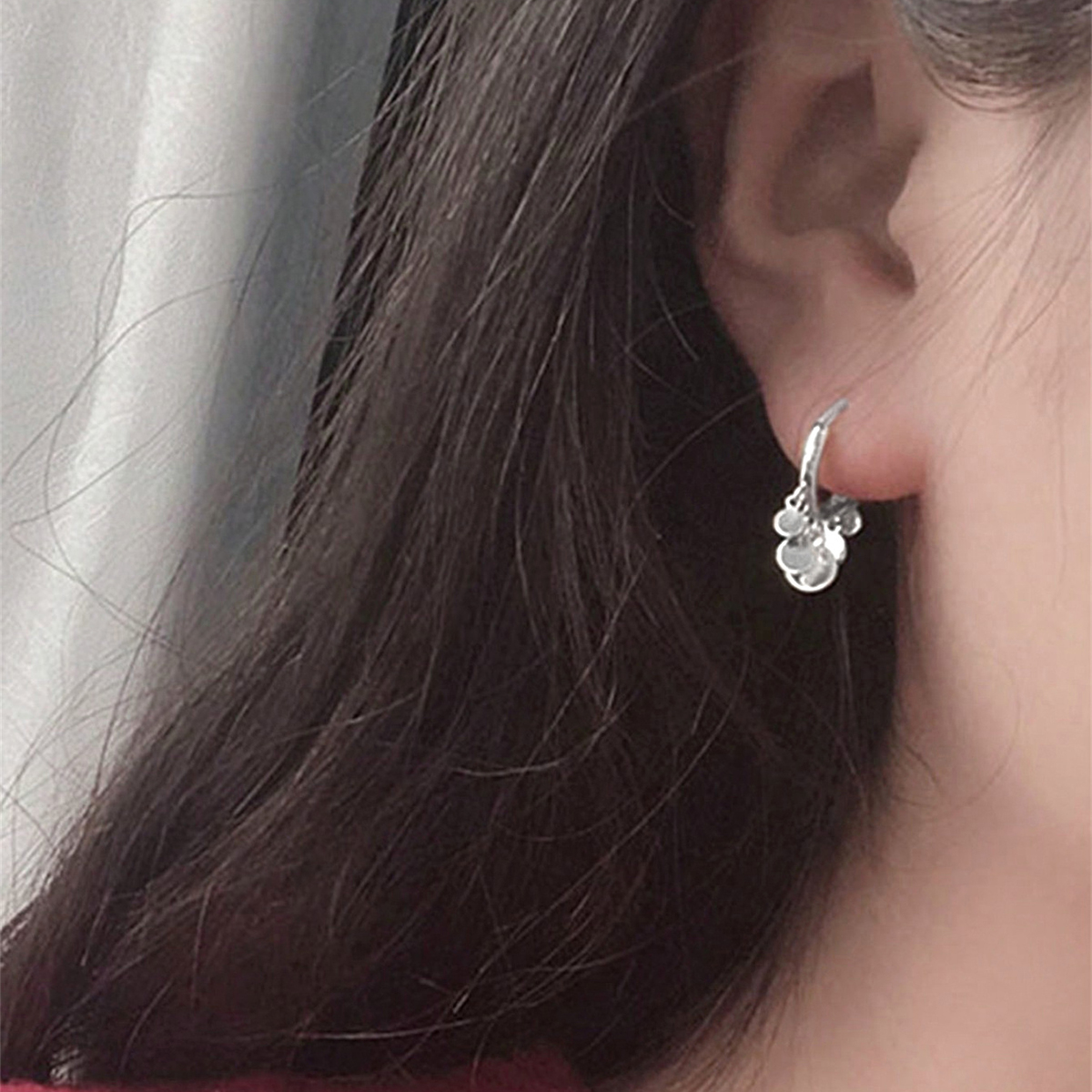 Handmade Geometric Drop Earrings For Women In Copper With KC Golden Water Plating And 0.03µm Thickness 7
