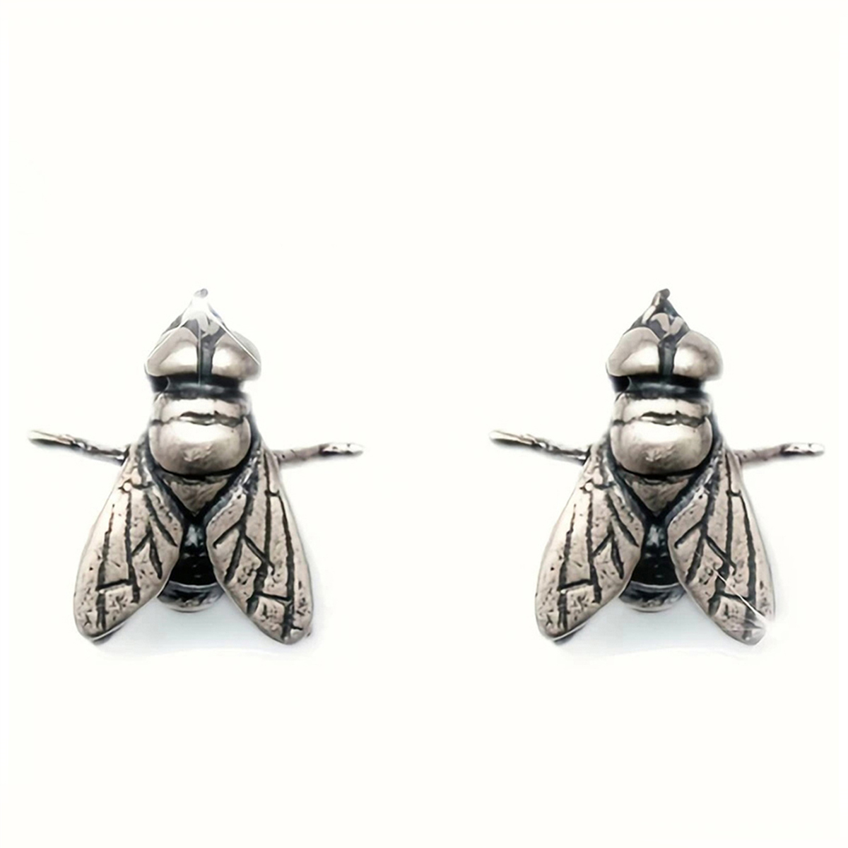 Handmade Geometric Stud Earrings For Women In Copper With White K Plated Water Plating And 0.03µm Thickness 5