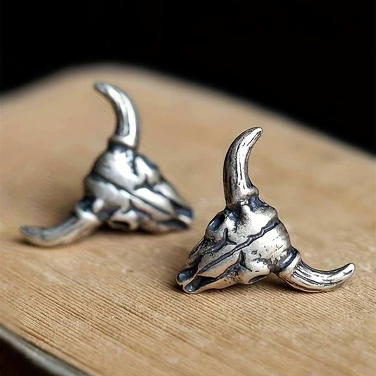 Handmade Geometric Stud Earrings For Women In Copper With White K Plated Water Plating And 0.03µm Thick Coating