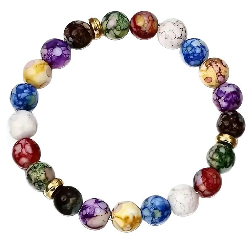 Handmade Resin Bracelets For Unisex Featuring Multicolor Design 3
