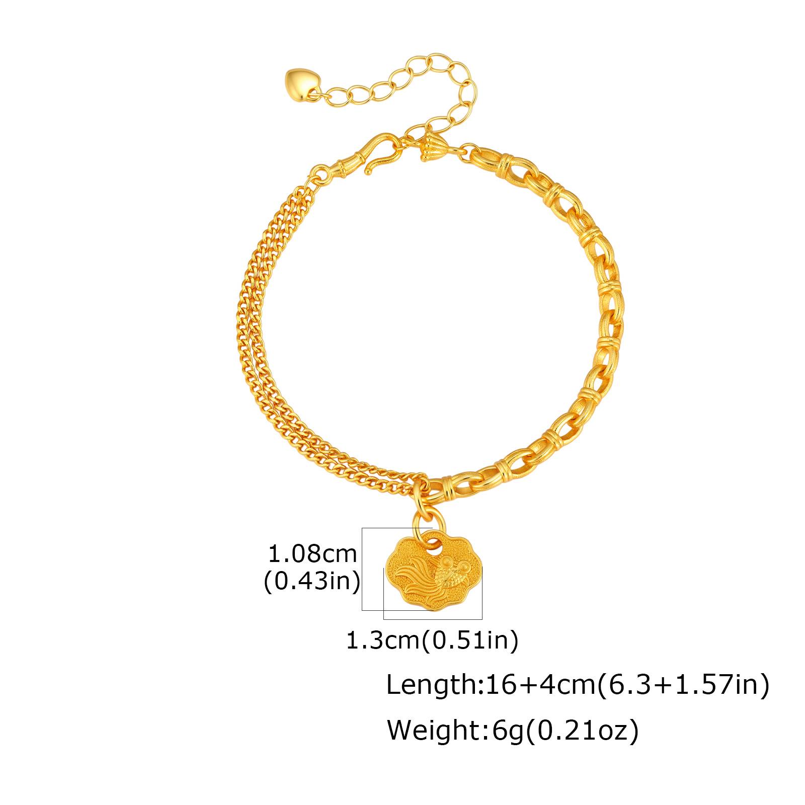 Handmade Solid Color Copper Bracelets For Women With 24K Real Gold Plated Water Plating And Handmade Chain 2