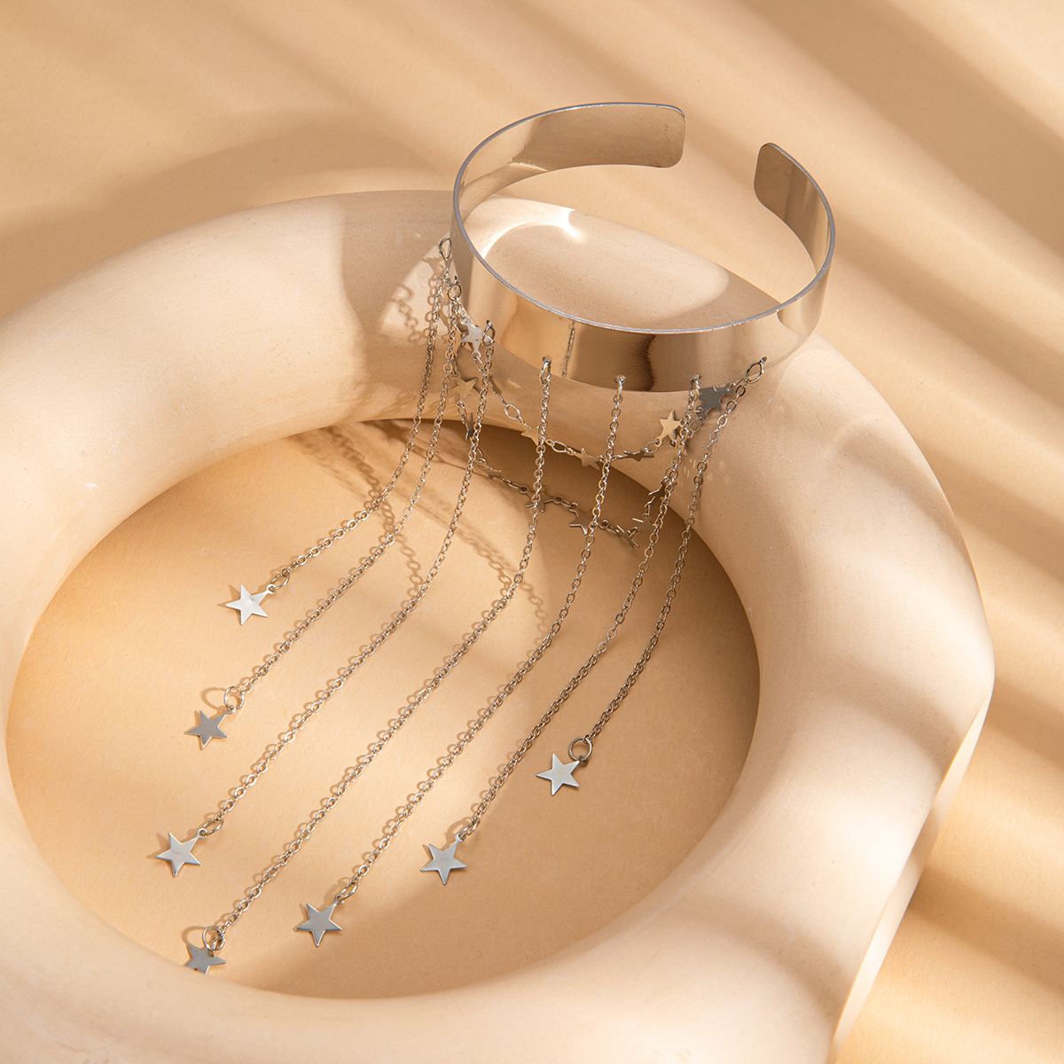 Handmade Star Wristband Featuring Copper Chain Material, Designed For Women With Iron Elements 2
