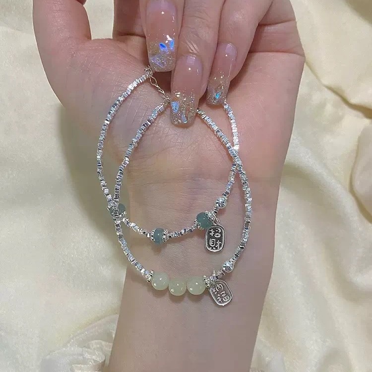 Heart Shape Copper Bracelet For Women With Electroplated Gold Plating In Silver, Featuring Ethnic Style 4