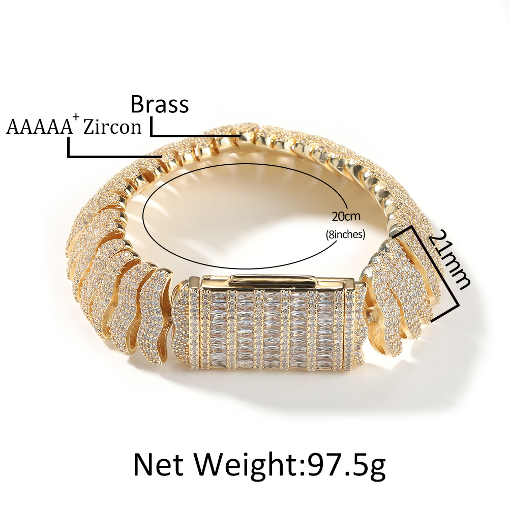 Hypoallergenic Insect Bracelets For Adults Featuring 18K Real Gold Plated Copper With Zircon Inlay And Twisted Rope Chain, PVD Coated 2