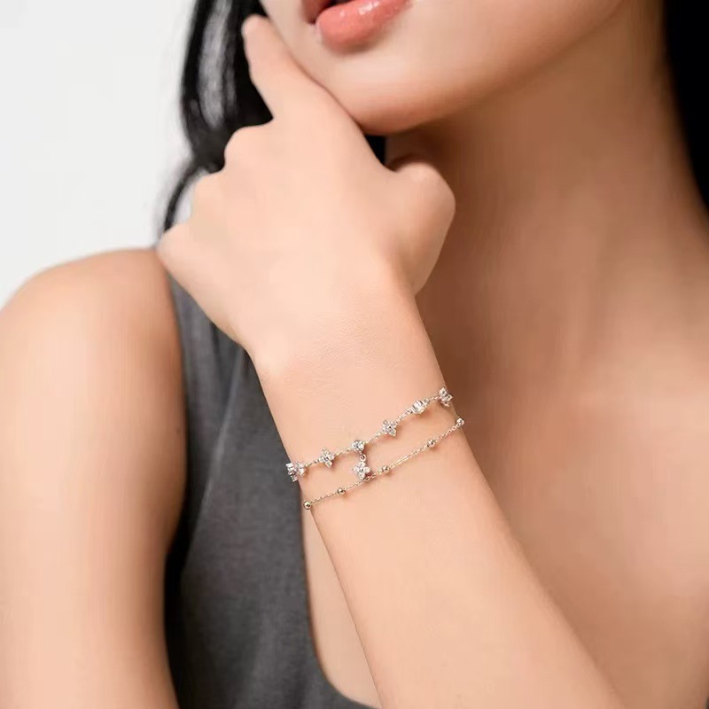 Lucky Heart Electroplated Copper Bracelet For Women, Perfect Valentine's Day Gift 2