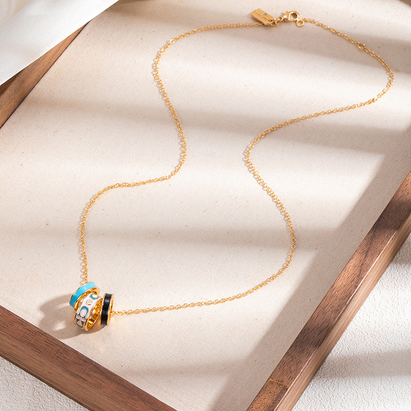 Lucky Heart Necklace For Women In 16K Real Gold Plated Copper With Zircon Inlay And Cable Chain 4