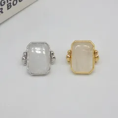 1 Piece Elegant Classical Geometric Metal Women's Rings 3