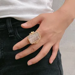 1 Piece Elegant Classical Geometric Metal Women's Rings 5