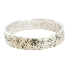 Fashion Alloy Couple Rings For Flowers Featuring Electroplated Design, 1 Piece 2