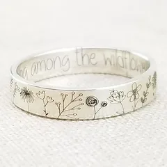 Fashion Alloy Couple Rings For Flowers Featuring Electroplated Design, 1 Piece 3