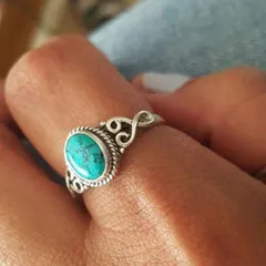 Fashion Oval Ring For Women Featuring Electroplated Alloy With Artificial Gemstones, 1 Piece 4