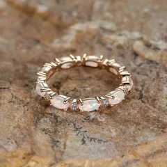 Solid Color Gold Plated Glam Ring For Women Featuring Artificial Gemstones, 1 Piece 3