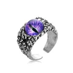 Hip-Hop Crown Open Ring For Unisex, Alloy Material With Artificial Gemstones, Featuring Electroplated Design 3