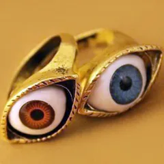 Retro Geometric Blue Alloy Ring For Women Featuring Electroplated Design, 1 Piece