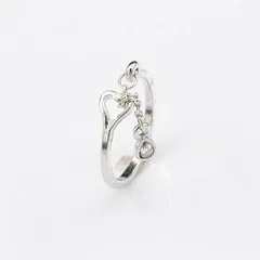 Geometric Charm Ring For Women, 1 Piece Novelty Alloy Ring Featuring Electroplated Design And Zircon Inlay