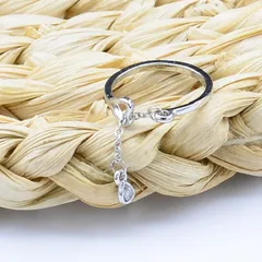 Geometric Charm Ring For Women, 1 Piece Novelty Alloy Ring Featuring Electroplated Design And Zircon Inlay 3