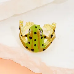 1 Piece Streetwear Frog Zinc Alloy Plating Unisex Open Rings 5
