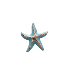 1 Piece Vacation Beach Starfish Iron Enamel Women's Open Rings 5