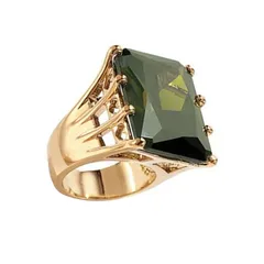 1 Piece Vintage Style Classic Style Geometric Alloy Plating Women's Rings 3