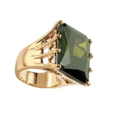 1 Piece Vintage Style Classic Style Geometric Alloy Plating Women's Rings 5