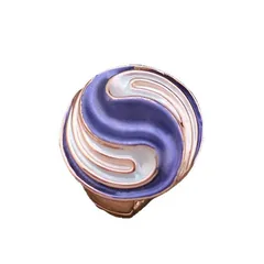 Adjustable Blue Flowers Ring For Women In Zinc Alloy Featuring Electroplated And Enamel Craftsmanship 5