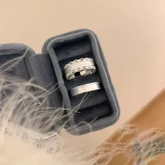 Sweet Adjustable Ring For Women In Silver Metal Featuring Electroplated Finish 4