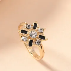 Adjustable Size Children's Ring Multiple Styles Loose Diamond Series Jewelry Princess Style Zinc Alloy Geometry And Heart Shape 5