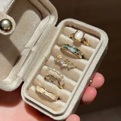 Beach Travel Essential Ring For Women Unique Design Sensation Exquisite Luxury Fashion Personality Adjustable Size Alloy Geometric Pattern