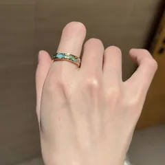 Beach Travel Essential Ring For Women Unique Design Sensation Exquisite Luxury Fashion Personality Adjustable Size Alloy Geometric Pattern 3