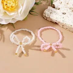 Bow Tie Ring For Stylish Wear Featuring Beading Craftsmanship 4