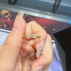 Butterfly Open Ring For Women In Natural Pink Copper With Electroplated Gold Plating, Perfect For Spring & Summer 3