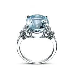 Butterfly Ring For Women In Metal With Platinum Plated Electroplated Finish Featuring Zircon Inlay 3