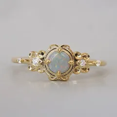 Butterfly Shaped Enamel Ring For Women Bohemian Style Alloy Jewelry Fashionable Minimalist Design Luxury Sensation Australian Opal 3