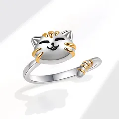 For Women Cartoon Style Alloy Animal Ring Featuring Electroplated Design, 1 Piece 4