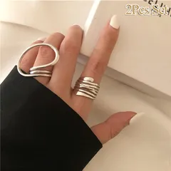 Geometric Open Ring For Women, 1 Piece Casual Style Alloy Ring Featuring Electroplated Design