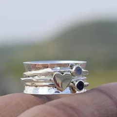 Casual Simple Style Streetwear Geometric Alloy Plating Artificial Gemstones Unisex Rings