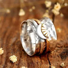 Casual Simple Style Streetwear Geometric Alloy Plating Women's Rings 3