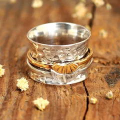 Casual Simple Style Streetwear Geometric Alloy Plating Women's Rings 4