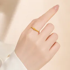 Circle Ring For Women Made Of Zinc Alloy Featuring Rhinestones With Electroplated Finish 2