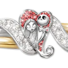 Classic Style Human Cartoon Character Alloy Plating Unisex Rings 3