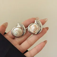 Conch Ring For Marine Style Featuring Electroplated Alloy Material, Perfect For Summer Wear 4