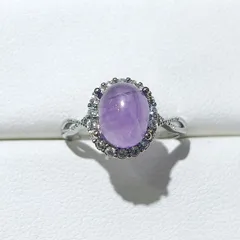 Copper Ring For Women With Crystal Inlay, Simple Style Elegant Jewelry 5