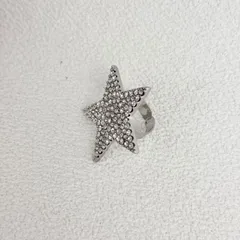 Pentagram Copper Ring For Women With Zircon Inlay In Silver, Perfect For Spring 3