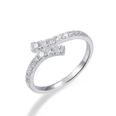 For Couple 1 Pair Gold Rings In 925 Sterling Silver Featuring Lab-grown Diamonds 2