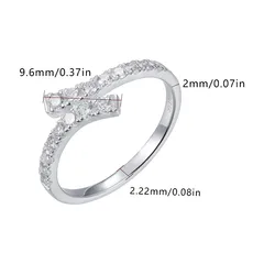 For Couple 1 Pair Gold Rings In 925 Sterling Silver Featuring Lab-grown Diamonds 5