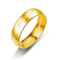 Old Titanium Steel Devil Lettering Ring Men And Women  Fashion Couple Stainless Steel Letter Ring Wholesale 2