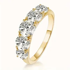 Supply Korean Version Of Simple Personality Trend Zircon Ring Micro-inlaid Zircon Joints Ladies Manufacturers Wholesale 3