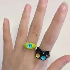 Cute Geometric Alloy Ring For Unisex Featuring Electroplated Design And Artificial Pearl Inlay, 1 Piece 4