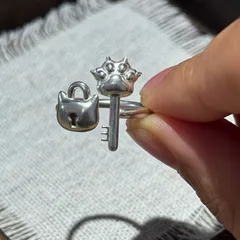 Cute Cat Open Ring For Women In Electroplated Alloy Featuring Three-Dimensional Craftsmanship